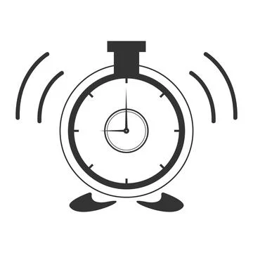 Clock icon vector illustration Stock Illustration