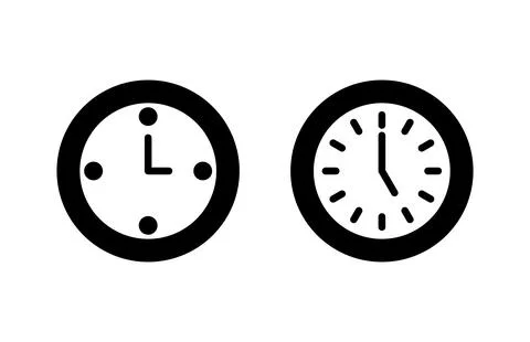Clock icon vector illustration. Time sign and symbol. watch icon 스톡 일러스트