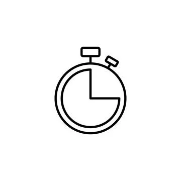 Clock icon vector. Time icon vector. watch icon symbol Stock Illustration