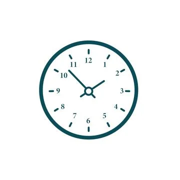 Clock icon vector. Time icon symbol illustration Stock Illustration