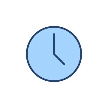 Clock icon vector. Time sign and symbol. watch icon Stock Illustration