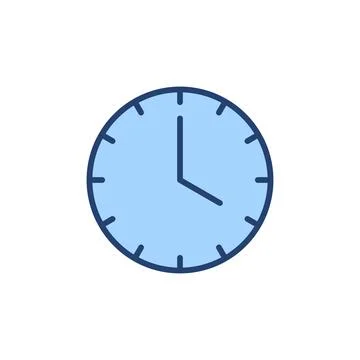 Clock icon vector. Time sign and symbol. watch icon Stock Illustration