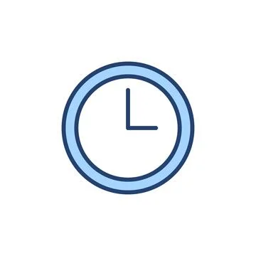 Clock icon vector. Time sign and symbol. watch icon Stock Illustration