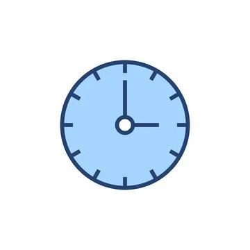 Clock icon vector. Time sign and symbol. watch icon Stock Illustration