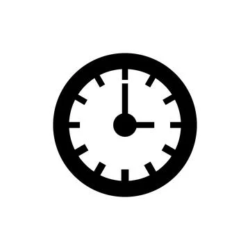 Clock icon vector. Time sign and symbol. watch icon Stock Illustration