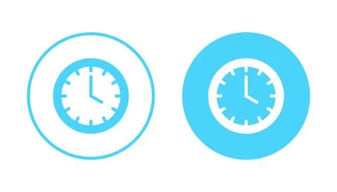 Clock icon vector. Time sign and symbol. watch icon Illustrazione stock