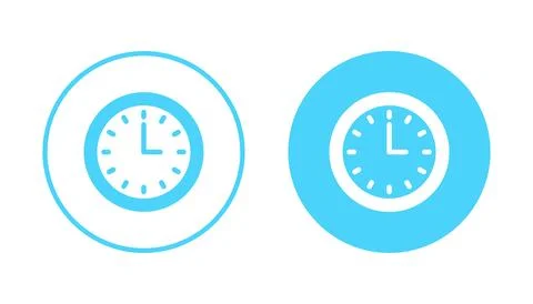 Clock icon vector. Time sign and symbol. watch icon Stock Illustration