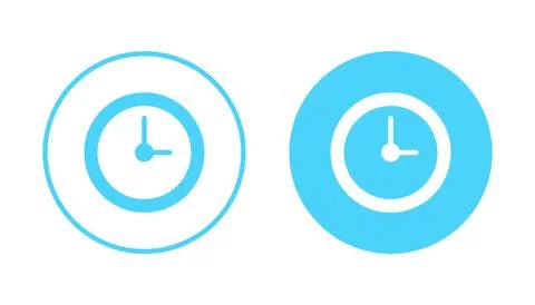 Clock icon vector. Time sign and symbol. watch icon Illustrazione stock