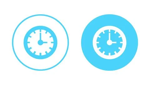 Clock icon vector. Time sign and symbol. watch icon Illustrazione stock