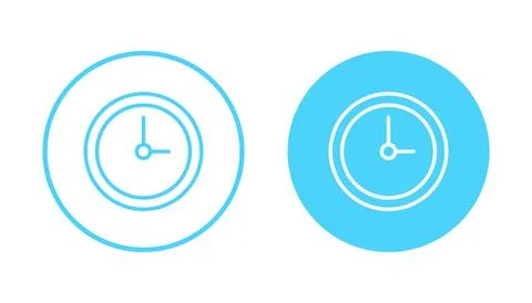 Clock icon vector. Time sign and symbol. watch icon Illustrazione stock