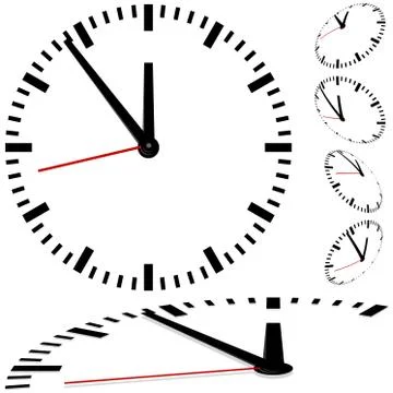 Clock Stock Illustration