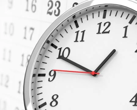 The clock Stock Illustration