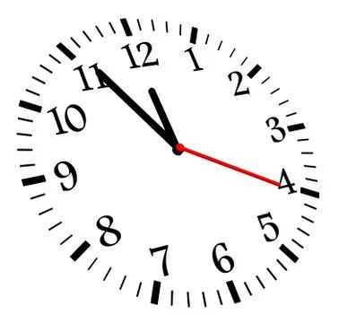 The clock Stock Illustration