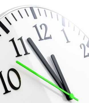 The clock Stock Illustration