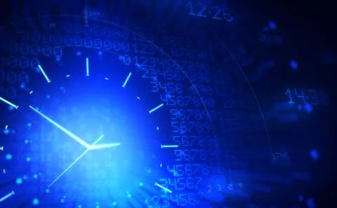 Clock Stock Illustration