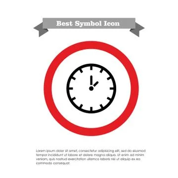 Clock Stock Illustration