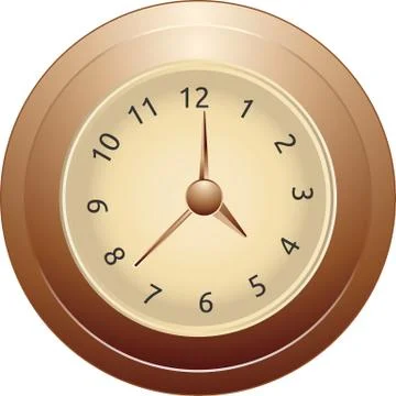 Clock Stock Illustration