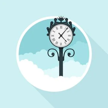 Clock Stock Illustration