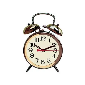 Clock illustration Stock Illustration