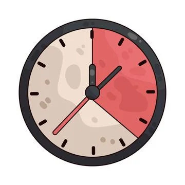 Clock illustration Stock Illustration