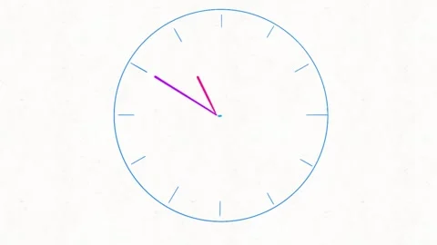 Clock Inside Clock Loop Animation Stock Footage 333857981