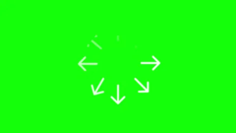 Clock Isolated Green Screen Stock Footage 库存影片 342788684