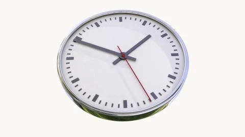 Clock isolated Stock Illustration