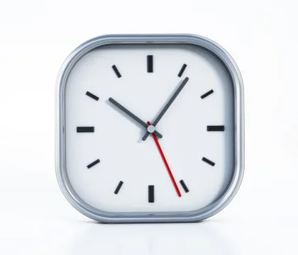 Clock isolated Stock Illustration