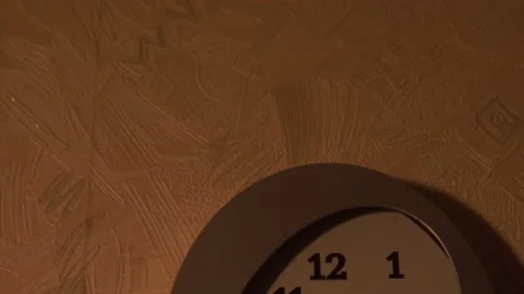 Clock in the kitchen. Kitchen time. Watch at home. Stock Footage 130720339