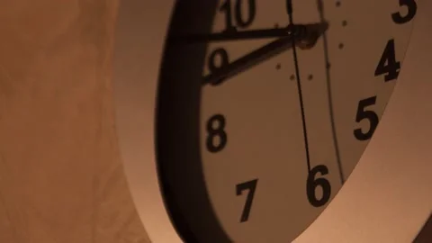 Clock in the kitchen. Kitchen time. Watch at home. Stock Footage 130720673