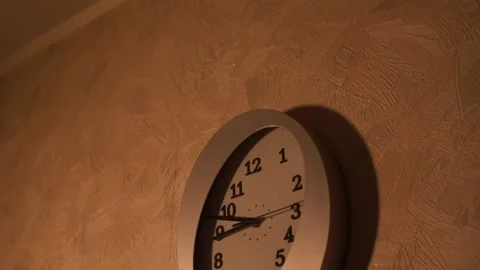 Clock in the kitchen. Kitchen time. Watch at home. 動画素材 130720773