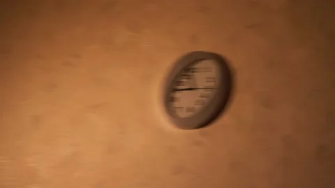 Clock in the kitchen. Kitchen time. Watch at home. Stock Footage 130721698