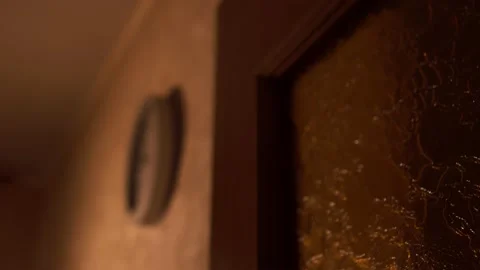 Clock in the kitchen. Kitchen time. Watch at home. Stock Footage 130721866