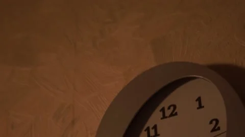 Clock in the kitchen. Kitchen time. Watch at home. Stock Footage 130723262
