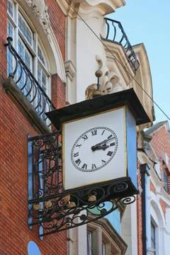 Clock in London Stock-Fotos