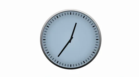 Clock Looping Video stock 4476734