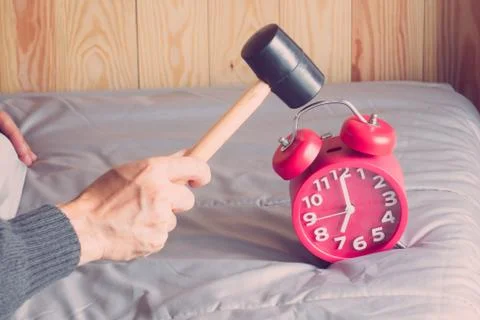 Clock loud unbearable Stock Photos