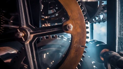 Clock Machine Of The Hours Vídeos de archivo 72733402