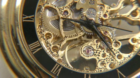 Clock machine working  Stock Footage 610264