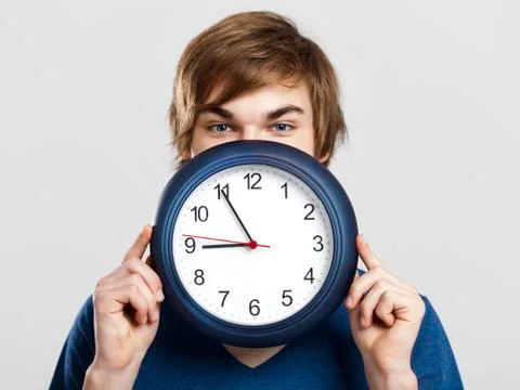 Clock man Stock Photos