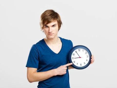 Clock man Stock Photos
