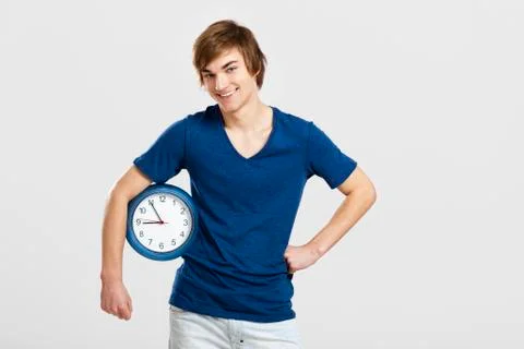 Clock man Stock Photos