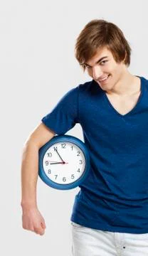 Clock man Stock Photos