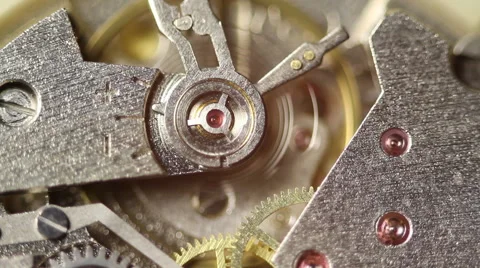The Clock Mechanism 2 Video stock 58877393