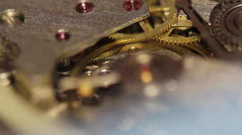The Clock Mechanism 4 Stock-Footage 58877280