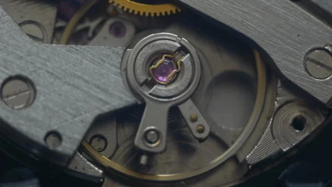 Clock mechanism Stock Footage 85666869