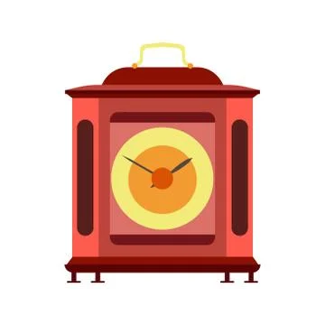 Clock mechanism watch mechanical vector gears metal time background. Illustra Stock Illustration