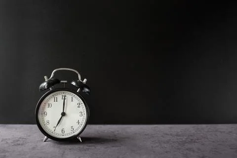 A clock in the middle of a watch Foto stock