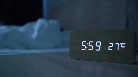 Clock in morning Stock Footage 289528207