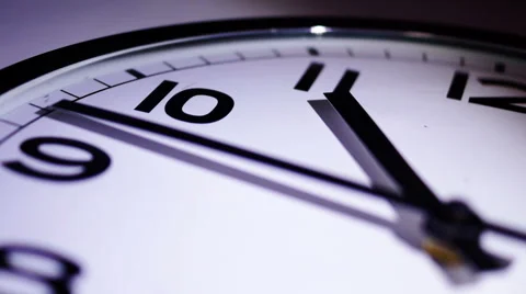 Clock Motion Speed, Eleven O'Clock stock footage Stock Footage 49997878